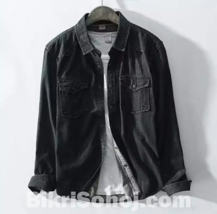 Denim Casual Shirt For Man